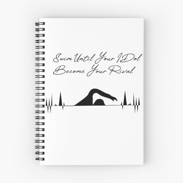 Item preview, swimming motivation quote designed and sold by PRINTED ..
