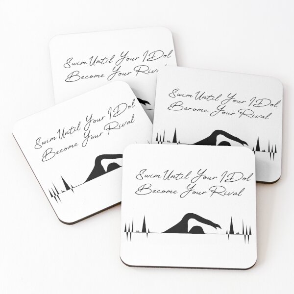 Item preview, swimming motivation quote designed and sold by PRINTED ..