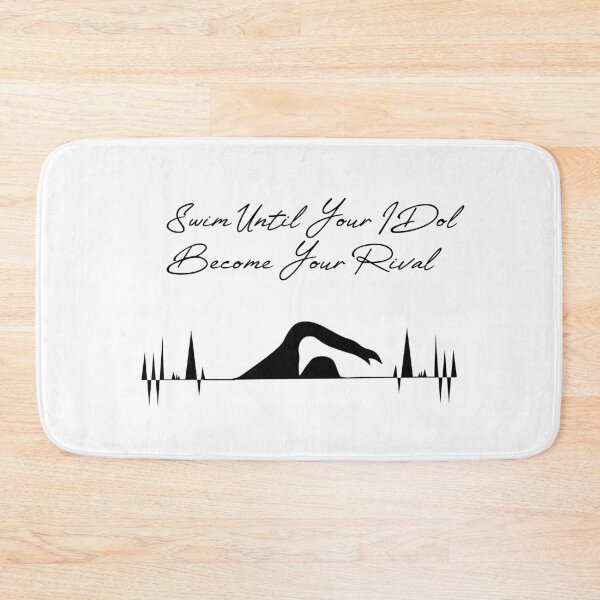 Item preview, swimming motivation quote designed and sold by PRINTED ..