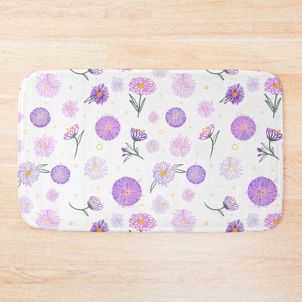 Item preview, Asters in White -  Floral Series designed and sold by laracxxx.