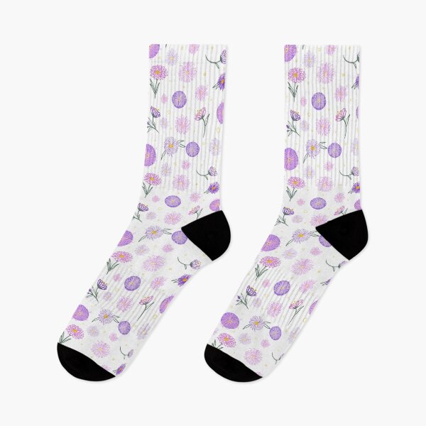 Item preview, Asters in White -  Floral Series designed and sold by laracxxx.