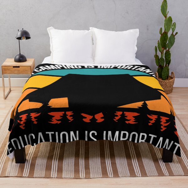 Item preview, Education Is Important But Camping Is Importanter  designed and sold by Apoorv Choudhary.
