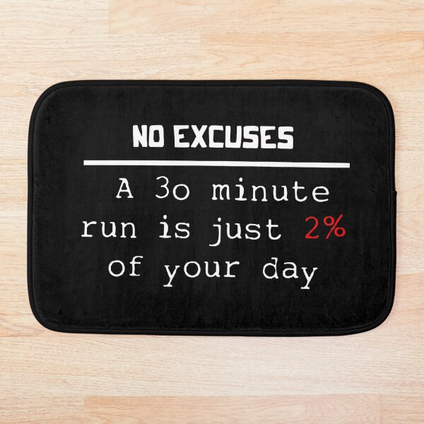 Item preview, No Excuses designed and sold by Lets-Run.