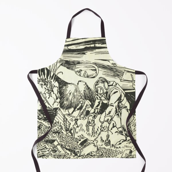 Item preview, Buried Treasure - Vintage Atlantis Illustration designed and sold by elevens.