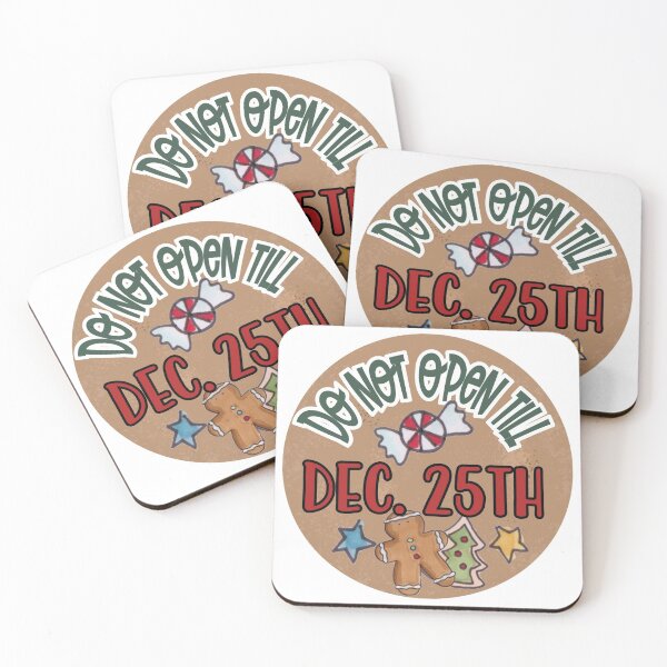 Item preview, Do not open thill Dec. 25th! designed and sold by abluebell.