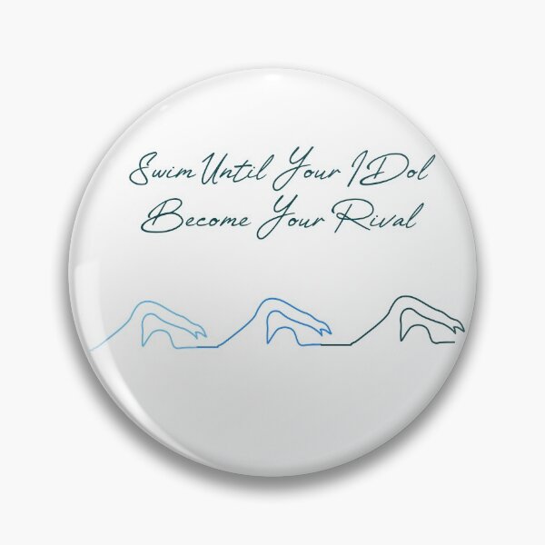 Item preview, swimming motivation quote designed and sold by PRINTED ..