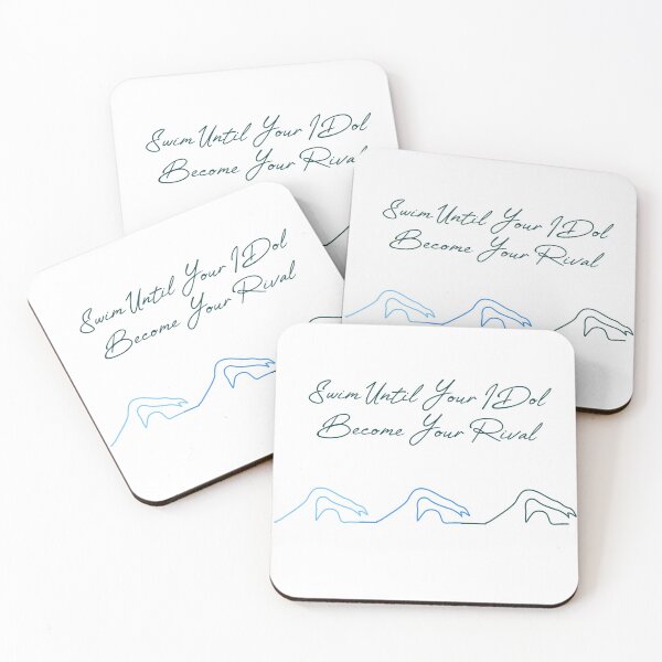 Item preview, swimming motivation quote designed and sold by PRINTED ..