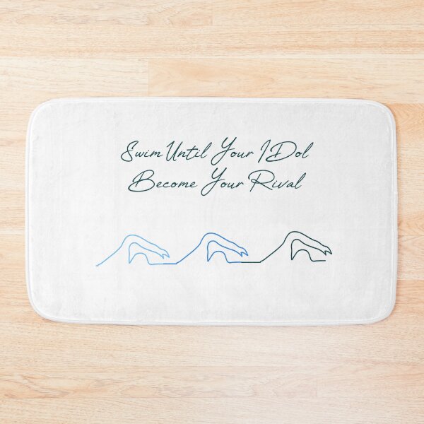 Item preview, swimming motivation quote designed and sold by PRINTED ..