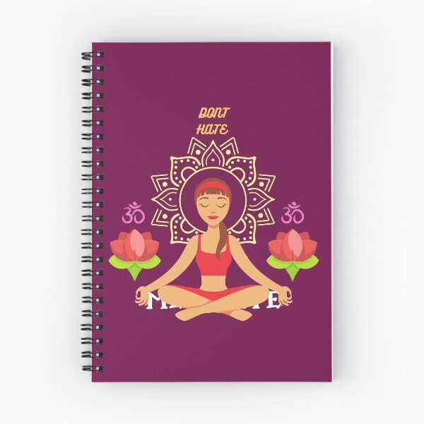 Item preview, Dont hate meditate yoga designed and sold by Cafecreative.