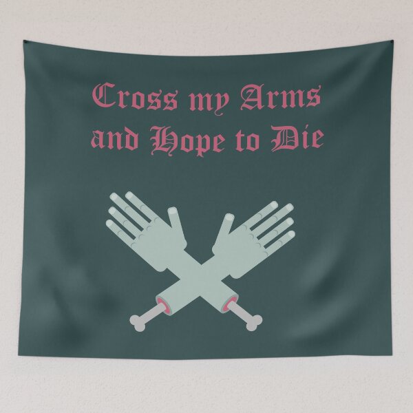 Item preview, Cross my zombie arms designed and sold by theinkypensieve.