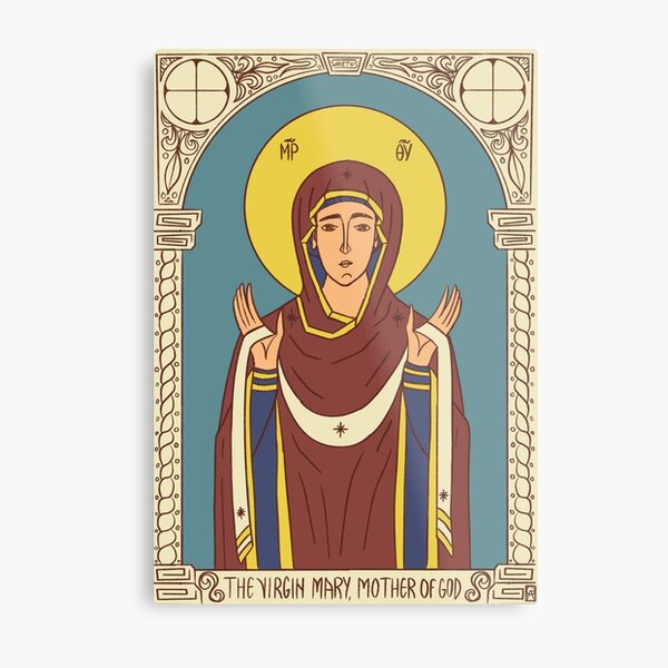 Theotokos Metal Print