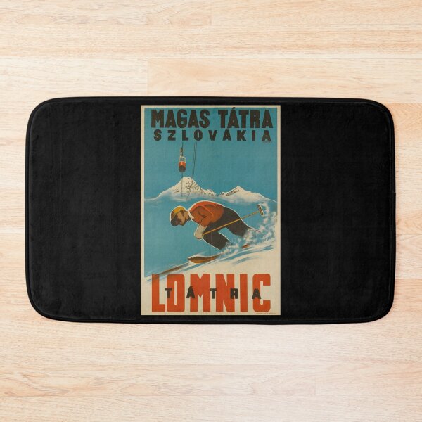 Item preview, retro classic Magas Tatra Szlovakia poster designed and sold by CorasPosters.