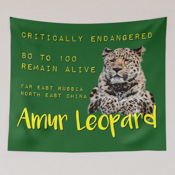 Item preview, Critically Endangered Amur Leopard designed and sold by EmptyFigureHead.