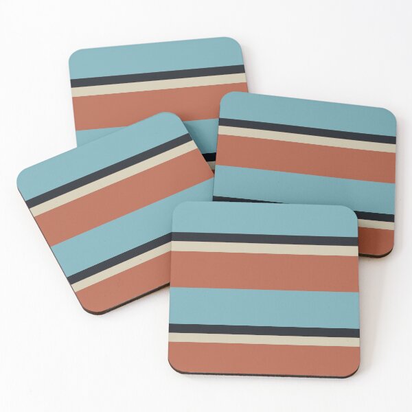 Item preview, Stripes in blue and orange designed and sold by chihuahuashower.