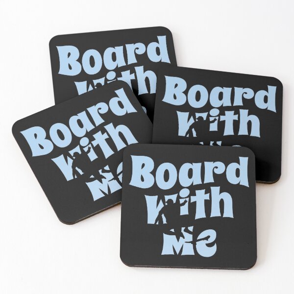 Item preview, Board With Me (Inspirational and Motivational Skating Quote • Vintage Classic 70's Look) designed and sold by SassyClassyMe.