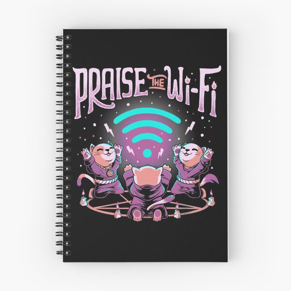 Item preview, Praise the Wifi Funny Evil Worship Cats designed and sold by EduEly.