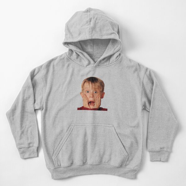 Kevin scream home alone Dark blue Kids Pullover Hoodie