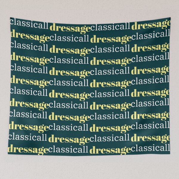 Item preview, classical dressage horse saying designed and sold by horseaddicted.