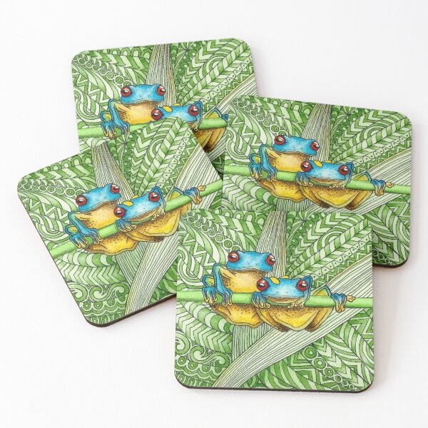Item preview, Funky Frogs designed and sold by Genevieve Cooper.