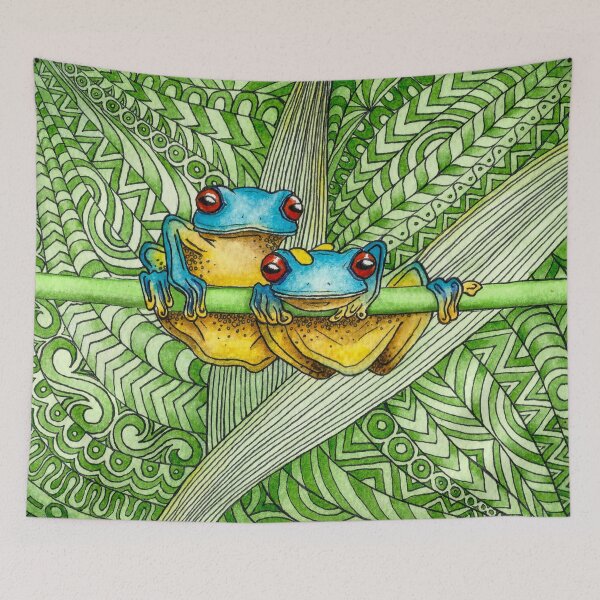 Item preview, Funky Frogs designed and sold by Genevieve Cooper.