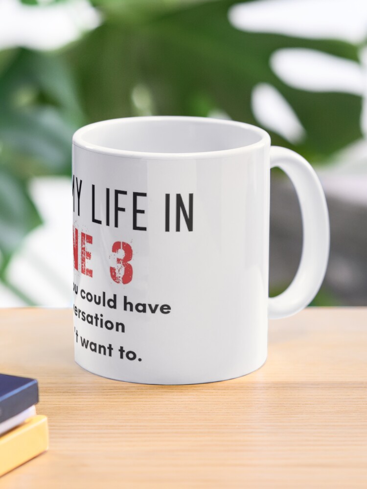 Living my Life in Zone Vacuum Sealed Insulated Coffee Mug with