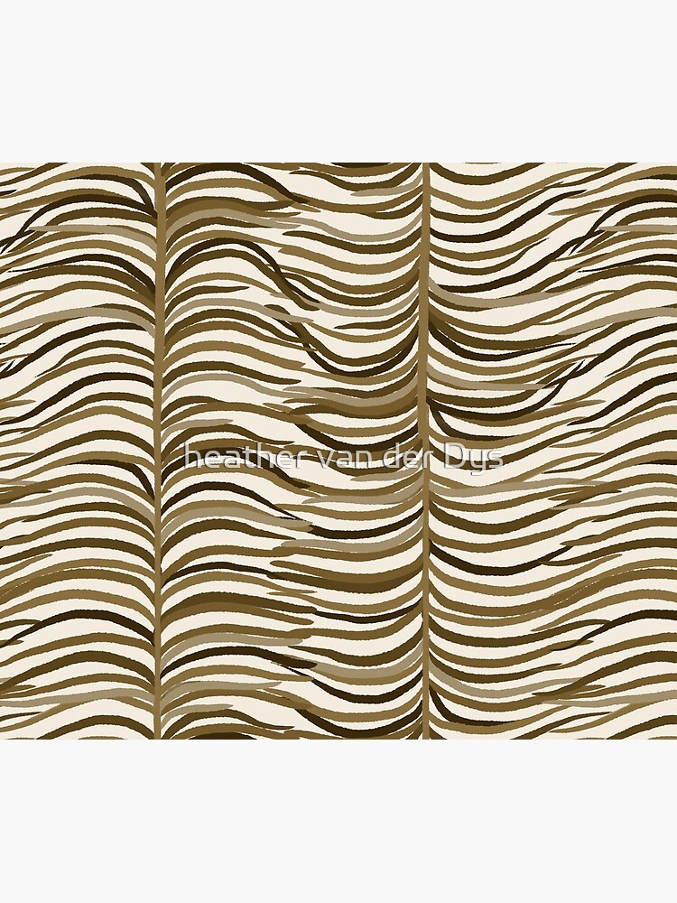 Jungle Pattern Set | Brown tropical leaf pattern by vanderdys