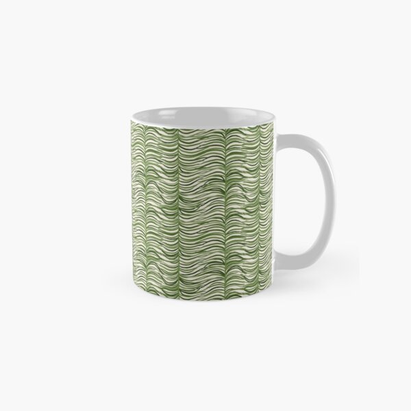 Jungle Pattern Set | Green tropical leaf pattern Classic Mug