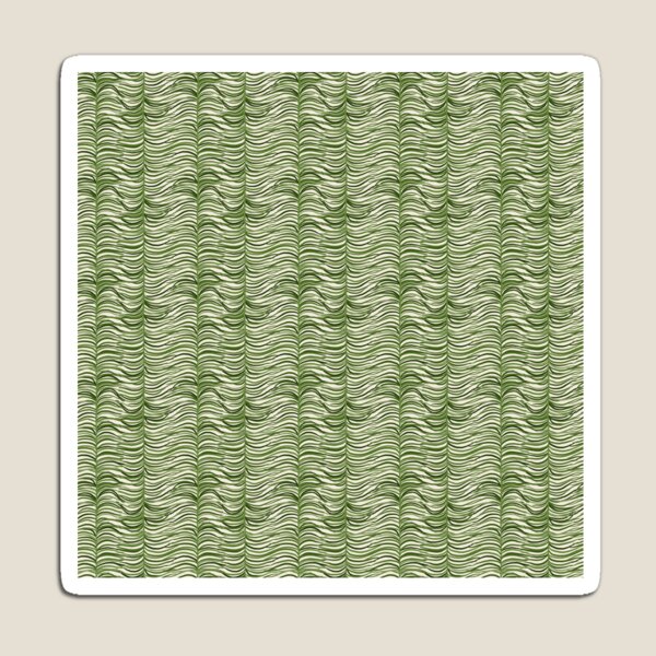 Jungle Pattern Set | Green tropical leaf pattern Magnet