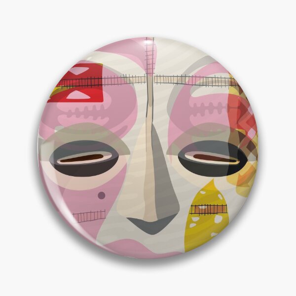 Item preview, African mask III designed and sold by cyanoblau.