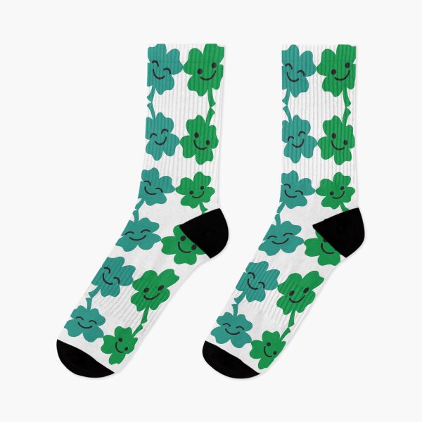 Item preview, Lucky Irish Cute Four Leaf Clovers designed and sold by VicEllisArt.