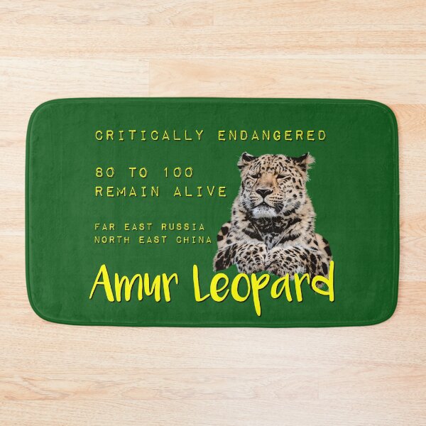 Item preview, Critically Endangered Amur Leopard designed and sold by EmptyFigureHead.