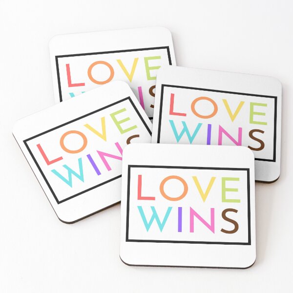 Item preview, Love Wins LGBT+ designed and sold by CJ Vanderbeek.