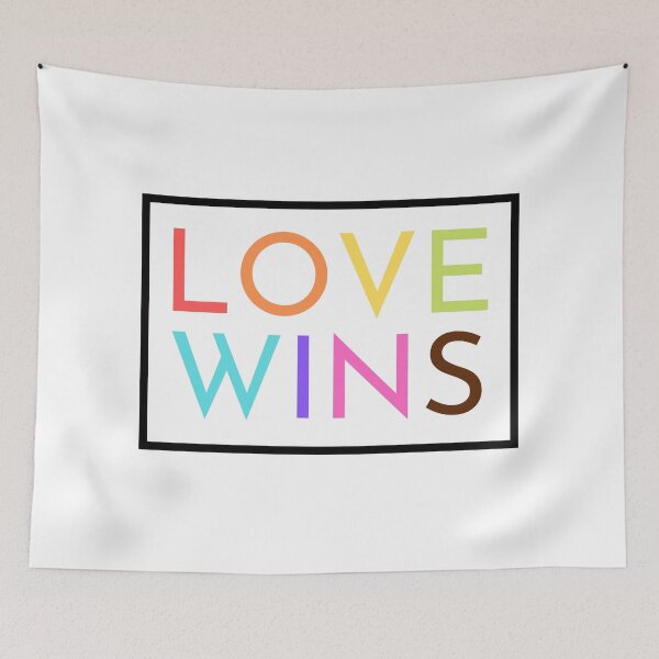 Item preview, Love Wins LGBT+ designed and sold by CJ Vanderbeek.