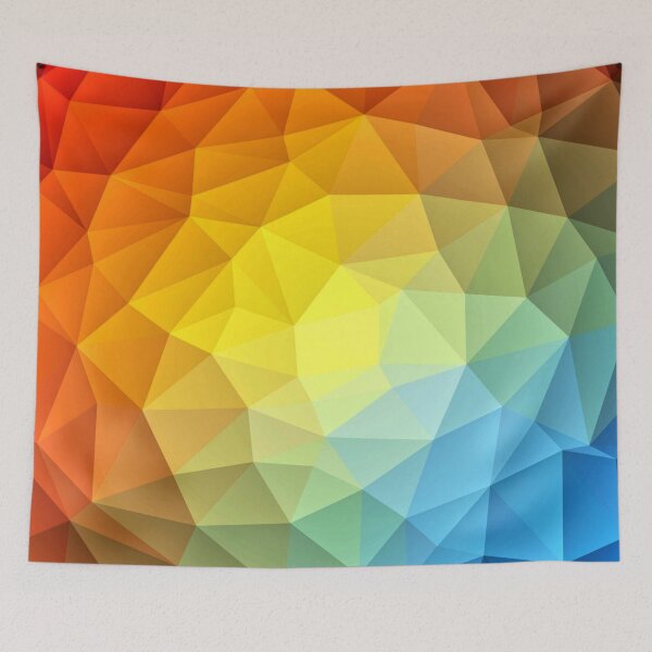 Item preview, Stained Glass Diamond Pattern Rainbow Colors designed and sold by Mary Riley.