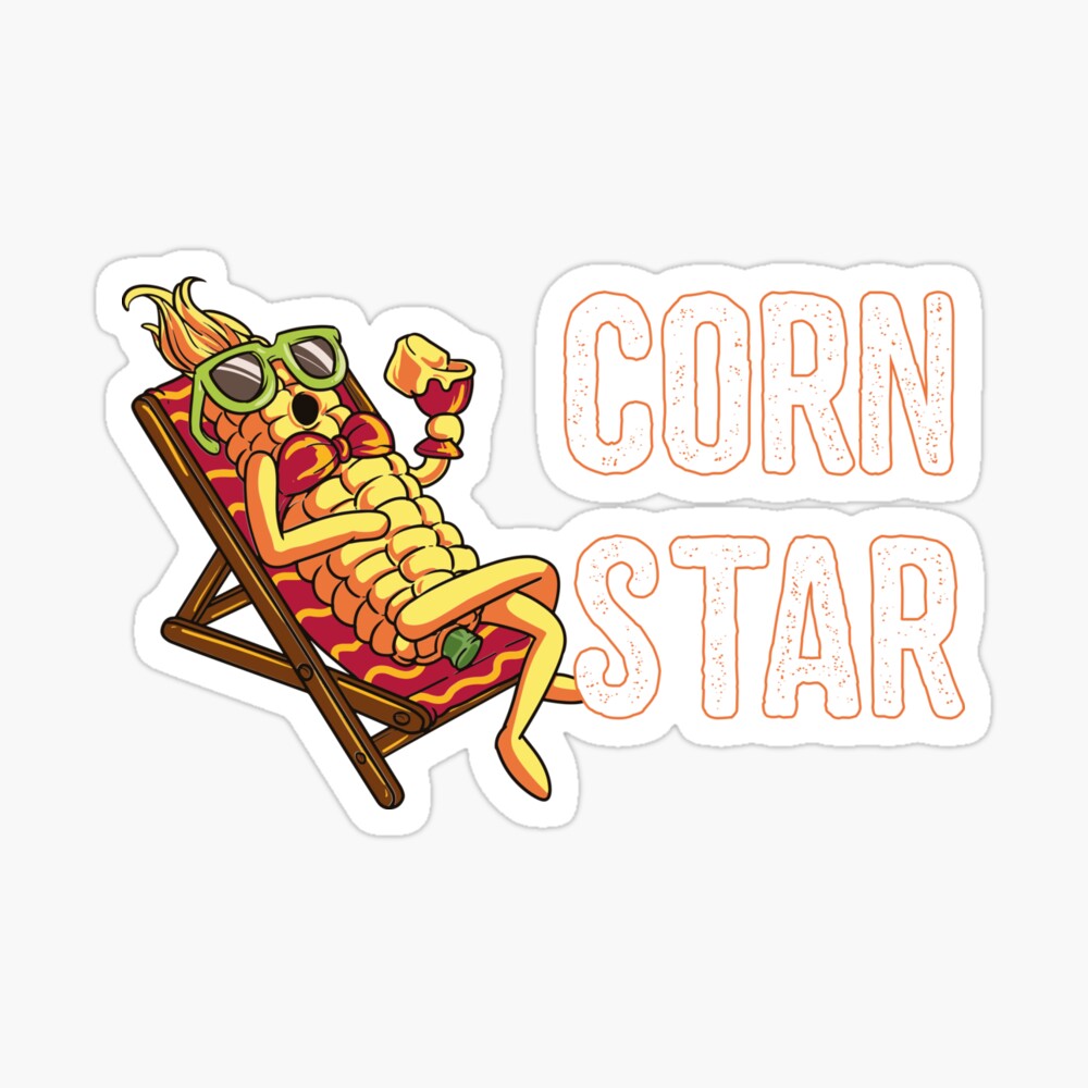 Corn Star Funny Corn Farmer Porn Star Corn Harvest Poster