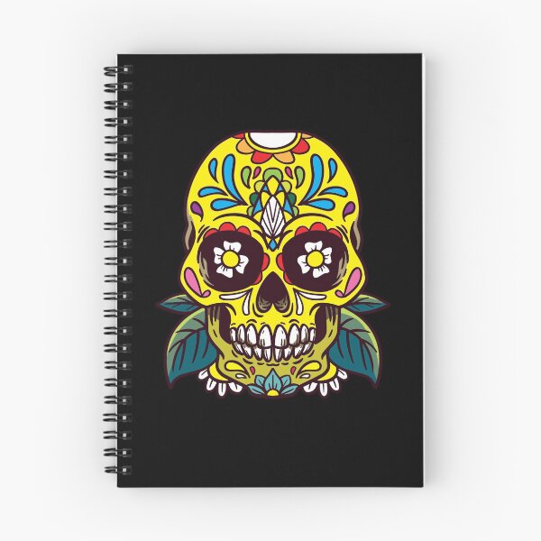 Item preview, Colorfull Flower Sugar Skull Dia de Los Muertos   designed and sold by BornDesign.