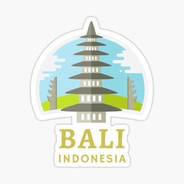 Aperçu de l'œuvre Bali Island of Gods Hindu Temple Indonésie créée et vendue par Hoiho Adventure Shirts.