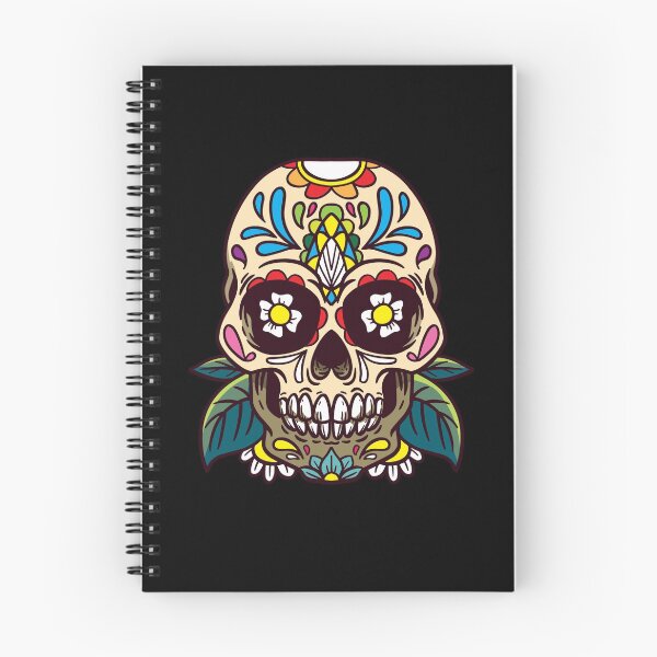 Item preview, Colorfull Flower Sugar Skull Dia de Los Muertos   designed and sold by BornDesign.