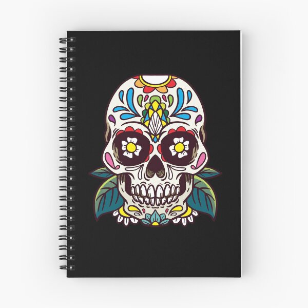 Item preview, Colorfull Flower Sugar Skull Dia de Los Muertos   designed and sold by BornDesign.