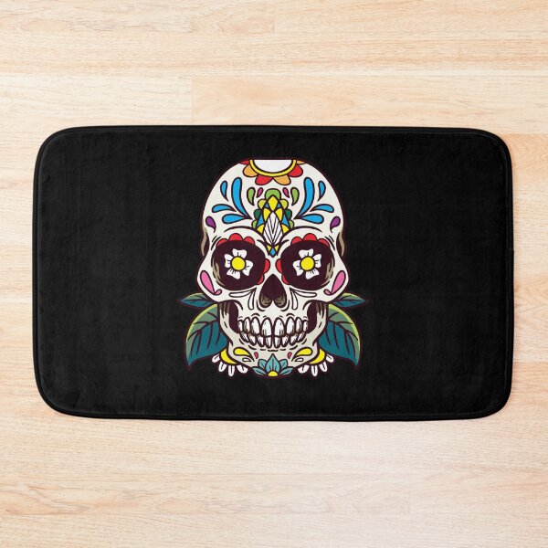 Item preview, Colorfull Flower Sugar Skull Dia de Los Muertos   designed and sold by BornDesign.