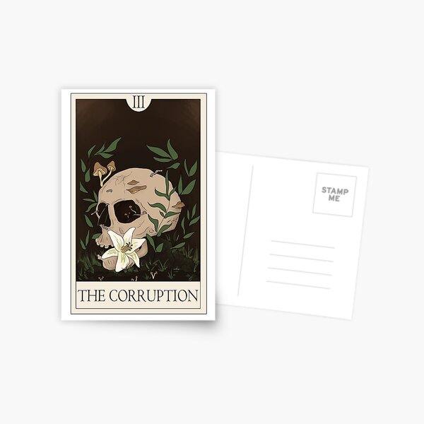 La corruption - La série de tarot des archives Magnus Carte postale