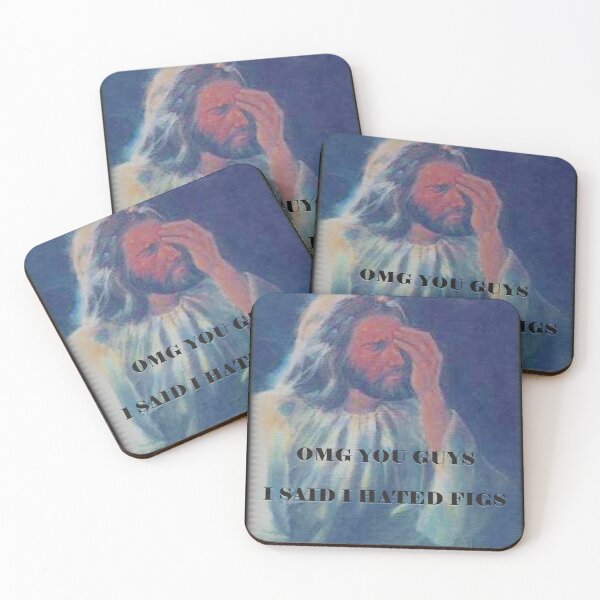 Item preview, OMG You Guys I Said I Hated Figs LGBT Jesus Meme With Patchwork Filter designed and sold by LuckyKermit.