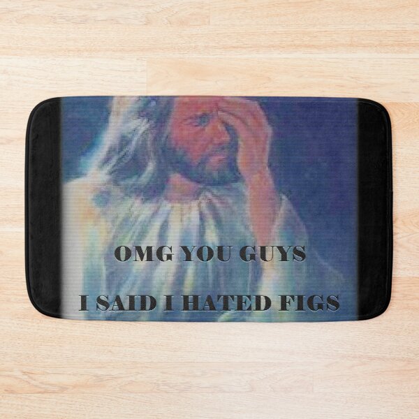 Item preview, OMG You Guys I Said I Hated Figs LGBT Jesus Meme With Patchwork Filter designed and sold by LuckyKermit.