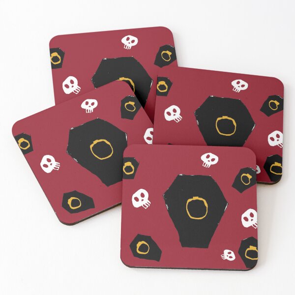 Item preview, Coffins and Skulls- By Maggie designed and sold by TheArtsyHippo.