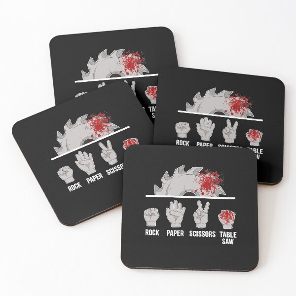 Item preview, Funny Carpenter Rock Paper Scissors Tablesaw   designed and sold by BornDesign.