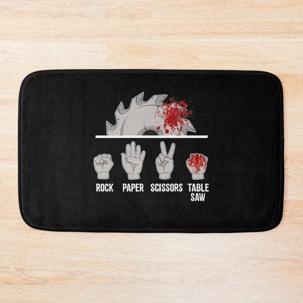 Item preview, Funny Carpenter Rock Paper Scissors Tablesaw   designed and sold by BornDesign.