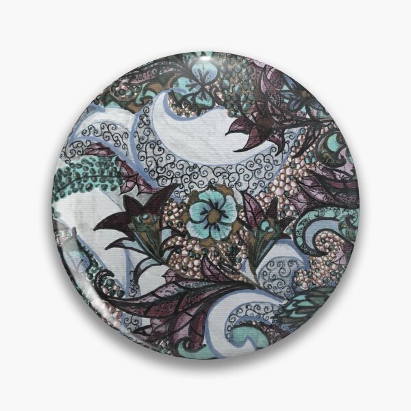 Item preview, Textile Tattoo Mandala Pale Blue designed and sold by AstridS.