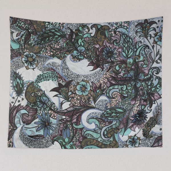 Item preview, Textile Tattoo Mandala Pale Blue designed and sold by AstridS.