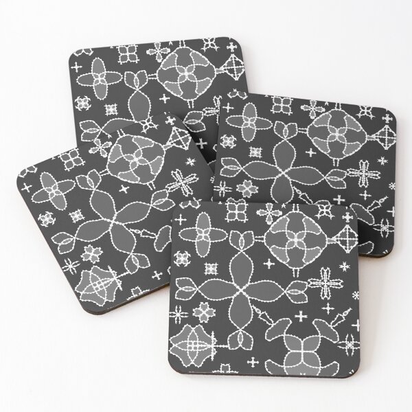Item preview, Flowers dark pattern  designed and sold by jotcar.