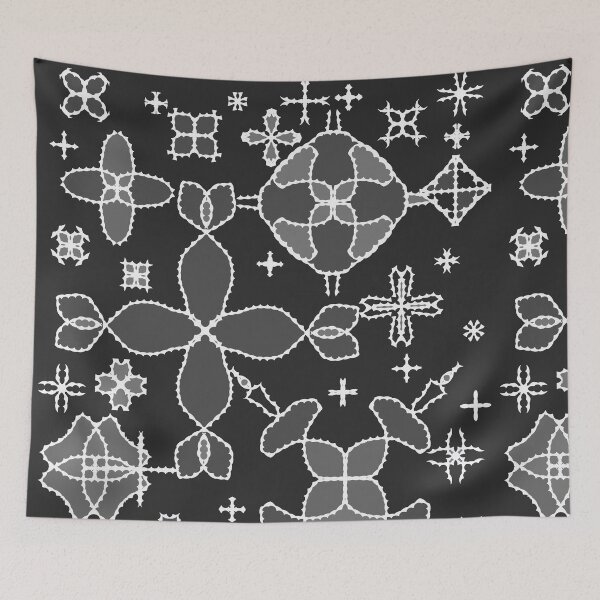 Item preview, Flowers dark pattern  designed and sold by jotcar.